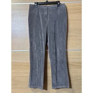 J. Jill light Brown Corduroy Pants - Women's Sz 14 - 100% Rayon EUC